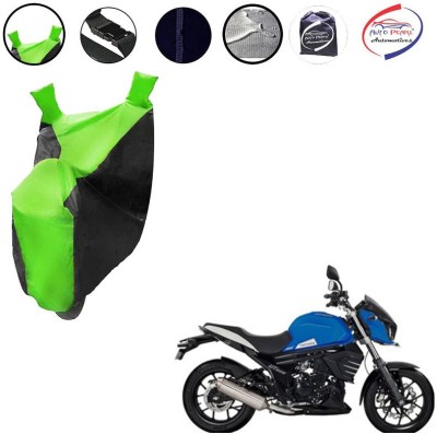 AUTO PEARL Waterproof Two Wheeler Cover for Mahindra(Mojo UT 300, Green, Black)