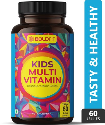 BOLDFIT Multivitamin Gummies For Kids And Adults For Immunity Support & Energy Support.(60 No)