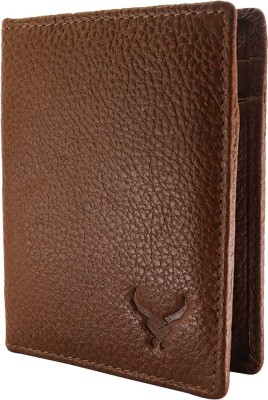 REDHORNS Men & Women Casual, Formal, Travel Tan Genuine Leather Card Holder(6 Card Slots)