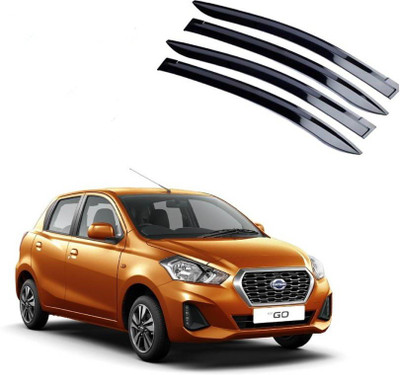 ASRAUTO For Front, Rear Wind Deflector(Tinted Datsun Go)