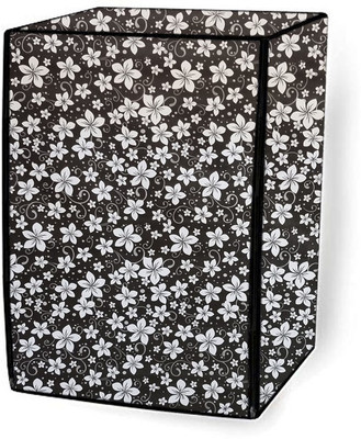 SAVEIT Front Loading Washing Machine  Cover(Width: 61 cm, Black, White)
