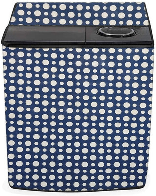 SAVEIT Semi-Automatic Washing Machine  Cover(Width: 82 cm, Blue, White)