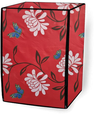 SAVEIT Front Loading Washing Machine  Cover(Width: 61 cm, Red, White)