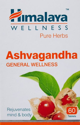 HIMALAYA Ashwagandha 60 Tablets (Pack of 1)(1 Tablets)