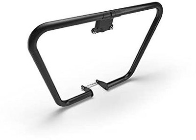 WHEETOYKART Black Trapezium Engine Guard For Royal Enfield Meteor, All New Classic 350CC Bike Crash Guard(Royal Enfield)
