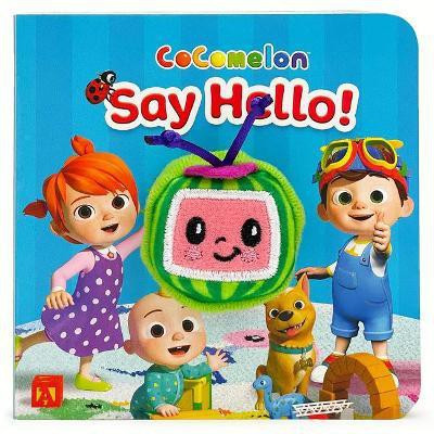 Cocomelon Say Hello! Puppet Book(English, Board book, Nestling Rose)