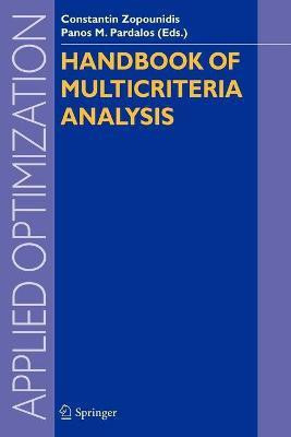 Handbook of Multicriteria Analysis(English, Paperback, unknown)