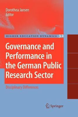 Governance and Performance in the German Public Research Sector(English, Paperback, unknown)