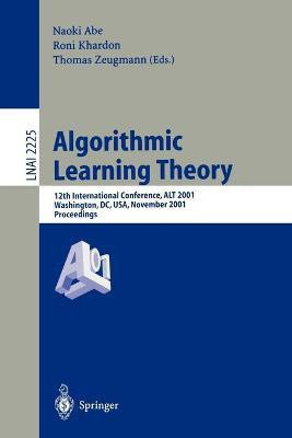 Algorithmic Learning Theory(English, Paperback, unknown)