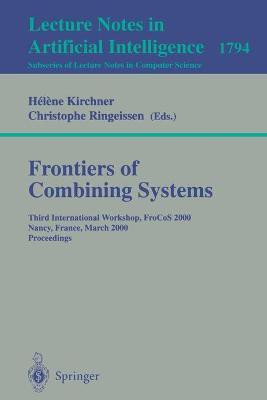 Frontiers of Combining Systems(English, Paperback, unknown)