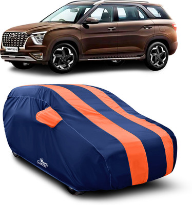 XAFO Car Cover For Hyundai Alcazar (With Mirror Pockets)(Orange)