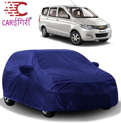Carigiri Car Cover For Chevrolet Enjoy (With Mirror Pockets)(Blue)