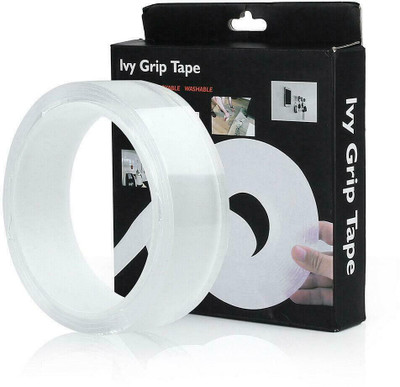 Tekzie Double Sided Manual Magic tape (Manual)(Set of 1, White)