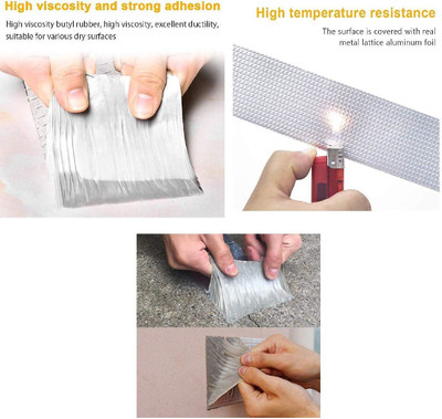 DN BROTHERS Self Adhesive Aluminium Foil Tapes NA (Manual)(Set of 1, Silver)