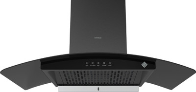 Hafele CRV 90 PLUS Auto Clean Wall Mounted Chimney (Black 1400 CMH)