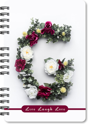 CREATIVE CONVERT G Letter A5 Notebook RULED 160 Pages(Multicolor)