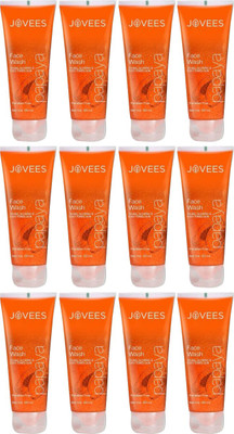 JOVEES Papaya  Young,Glowing & Even Toned Skin Combo ( 1440 ml ) Pack Of 12 Face Wash(1440 ml)