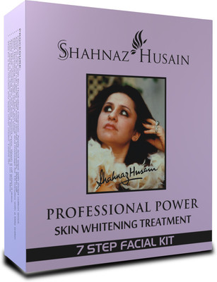 Shahnaz Husain Professional Power Skin Whitening Treatment 7 Steps Facial Kit (48 Gm+15Ml)(63 ml)