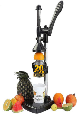 KITCHEN CROWN Aluminium Fruit juicer, Hand press Hand Juicer(Black)