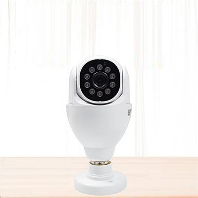 Wifton Bulb Camera with Night Vision, Two-Way Audio, Smart Motion Detection and Alarm Security Camera(1 Channel)