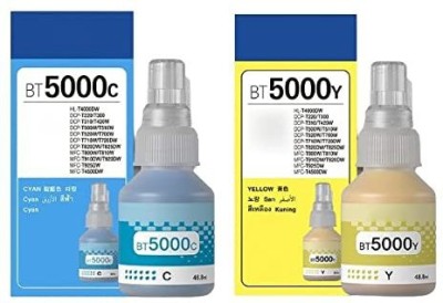 PRINT TONIC BT5000C BT5000Y Compatible for HL-T4000DW DCP-T300 DCP-310 DCP-T510W DCP-T700W Yellow Ink Bottle