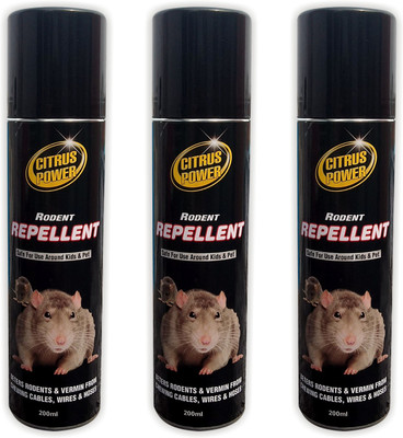 CITRUS POWER Rat Repellent Spray(3 x 200 ml)