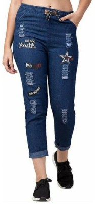 FEELIOSTYLE Jogger Fit Women Blue Jeans