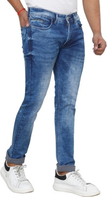 white apple jns Regular Men Dark Blue Jeans