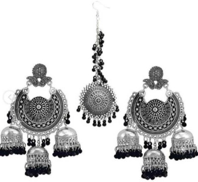 YUVAANSH COLLECTION Alloy Silver Jewellery Set(Pack of 1)