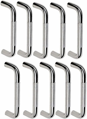 Rightfitting Stainless Steel | Round D | Dwawer | Cabinet Handles | 4 Inch Pack of 10 Pcs Stainless Steel Cabinet/Drawer Handle(Silver Pack of 10)