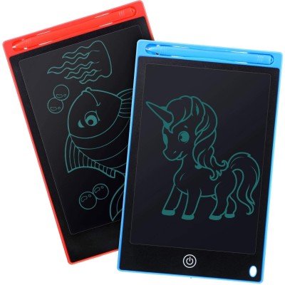 MEEJU LCD Writing Tablet, 8.5 Inch Writing &Drawing Board for 10 year kids (Pack Of 2)(Multicolor)