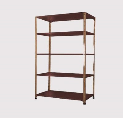 Spacious Heavy-duty power Coating Rack size12X24X88 5 shv...Darkchocolate color Luggage Rack