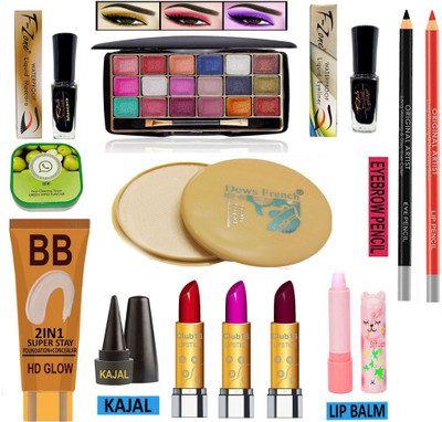 CLUB 16 All in One Makeup Kit of 13 Items MC28(Pack of 13)