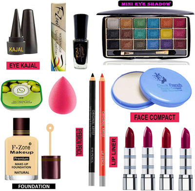 CLUB 16 13 IN Exclusive Makeup Kit Good Quality 27(Pack of 13)