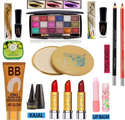 CLUB 16 All in One Makeup Kit of 13 Items MC14(Pack of 13)