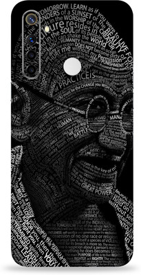 LAMHA Realme Narzo 10, Real me Narzo 10 Mobile Skin(Ultra Super Mohandas Karamchand Gandhi With High Matte Finish.,.)