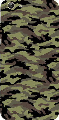 BugguSkin VIVO Y69, VIVO Y69 Mobile Skin(Ultra Super Camouflage Military Green Skin With High Matte Finish.)