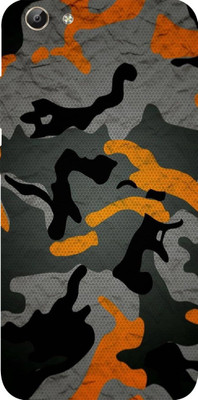 BugguSkin VIVO Y69, VIVO Y69 Mobile Skin(Ultra Super Camouflage Orange Skin With High Matte Finish.)