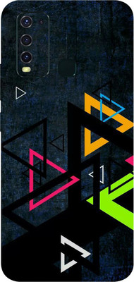BUGGU VIVO Y30, vivo y30, Vivo Y30 Mobile Skin(Ultra Super Color Triangles Skin With High Mattte Finish.)