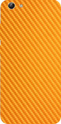 BUGGU VIVO Y69 Mobile Skin(Ultra Super Golden carbon Fiber Skin With High Matte Finish.)