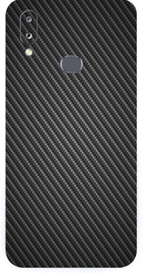 BUGGU Samsung Galaxy M01s Mobile Skin(Ultra Super Black Carbon Fiber Skin With High Matte Finish.)