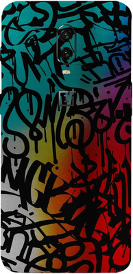 AsSkin One Pius 6T, OnePlus 6T Mobile Skin(Ultra Super Graffiti Text With High Matte Finish..,)