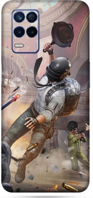 WeCre8 Skin's Realme 8s, Pubg Pan Fight Mobile Skin(Multicolor)