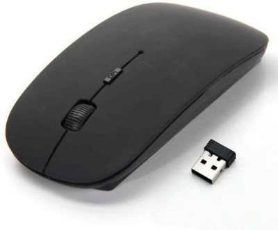 Elderbuy Ultra Slim 2.4 Ghz Wireless Optical Mouse(USB 2.0, Black)
