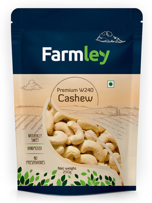 Farmley Premium W240 Cashews, 100% Natural, Handpicked Kaju,( 250 g) Cashews