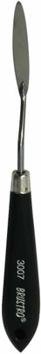 BRuSTRO Artists ’ Palette Knife No. 3007 1 Paint Wells Palettes(Set of 1, Black)