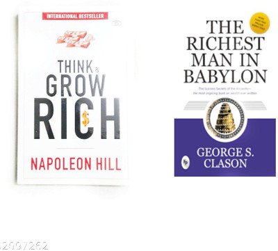 Two Great Combo Of Think And Grow Rich And The Richest Man In Babylon(Paperback fully packed, Nepoliyan hill, George S Clason)