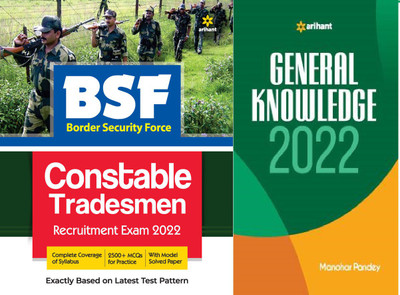 BSF Border Security Force Constable [Tradesman] Recruitment Exam 2022 + Arihant General Knowledge 2022(Paperback, Arihant Experts, Manohar pandey)