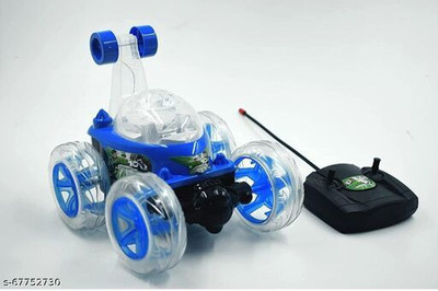 niveeka Rechargeable Remote Control Twisting Stunt Car with 360 Degrees Rotation N29(multiclour)