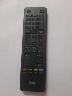 Nij HTR--A18H Compatible For LCD LED TV Remote Control HAIER Remote Controller(Black)